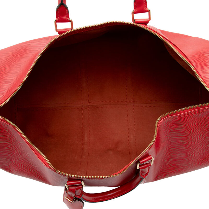 Louis Vuitton Vintage Epi Leather Keepall 55 Duffel Bag (SHF-21452) AWE - Image 5