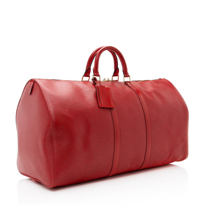 Louis Vuitton Vintage Epi Leather Keepall 55 Duffel Bag (SHF-21452) AWE