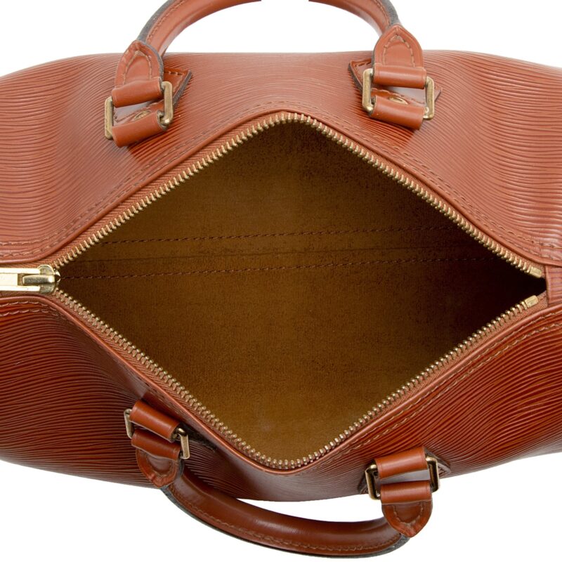 Louis Vuitton Vintage Epi Leather Speedy 25 Satchel (SHF-22188) AWE - Image 6