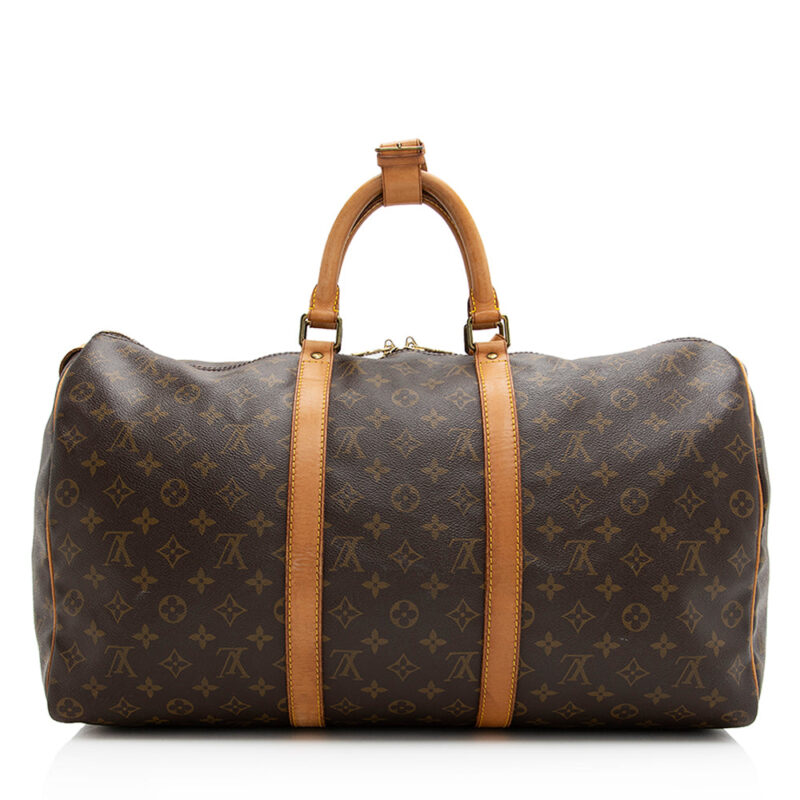 Louis Vuitton Vintage Monogram Canvas Keepall 50 Duffel Bag (SHF-20201) AWE - Image 2