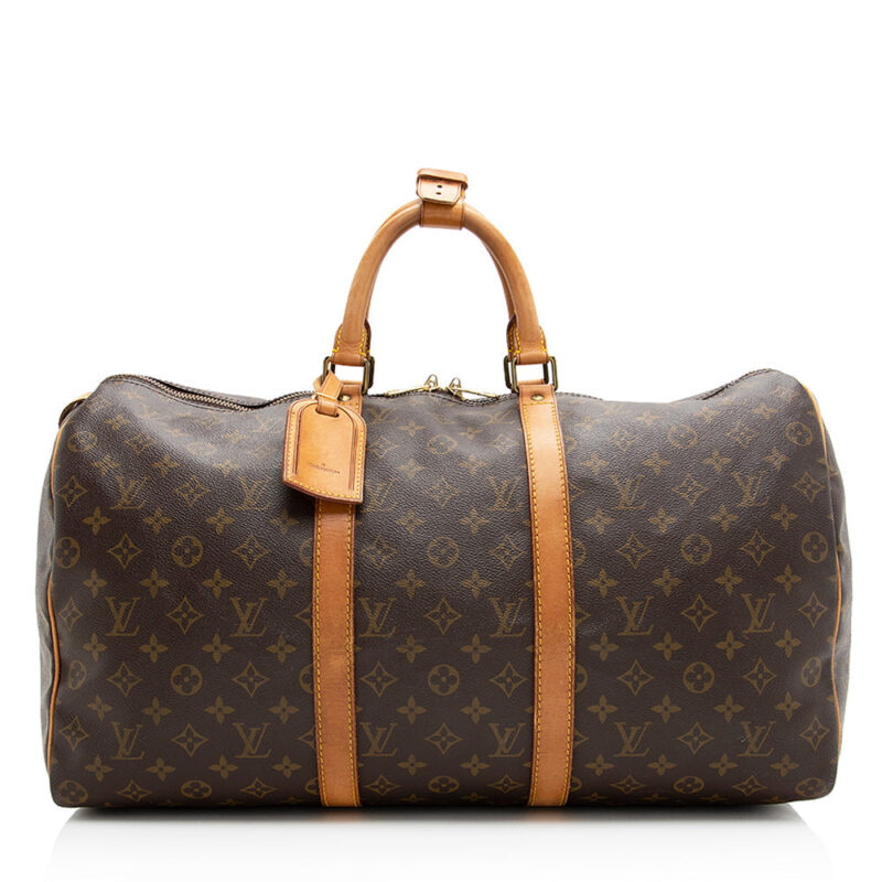 Louis Vuitton Vintage Monogram Canvas Keepall 50 Duffel Bag (SHF-20201) AWE - Image 20