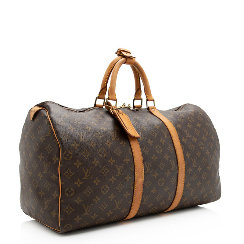 Louis Vuitton Vintage Monogram Canvas Keepall 50 Duffel Bag (SHF-20201) AWE