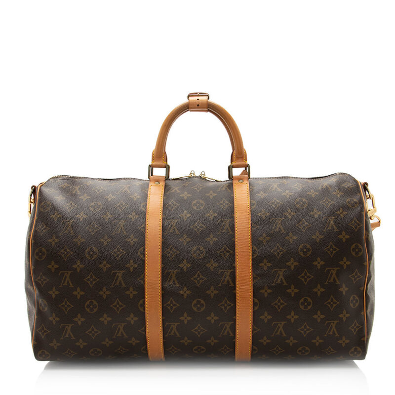 Louis Vuitton Vintage Monogram Canvas Keepall Bandouliere 50 Duffel Bag (SHF-20375) AWE - Image 2