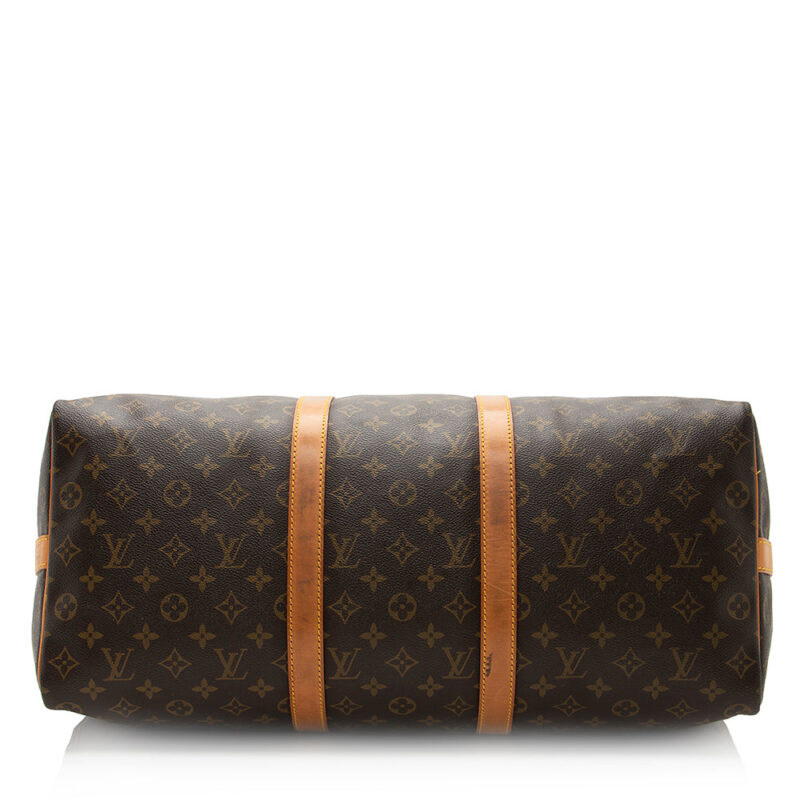 Louis Vuitton Vintage Monogram Canvas Keepall Bandouliere 50 Duffel Bag (SHF-20375) AWE - Image 3
