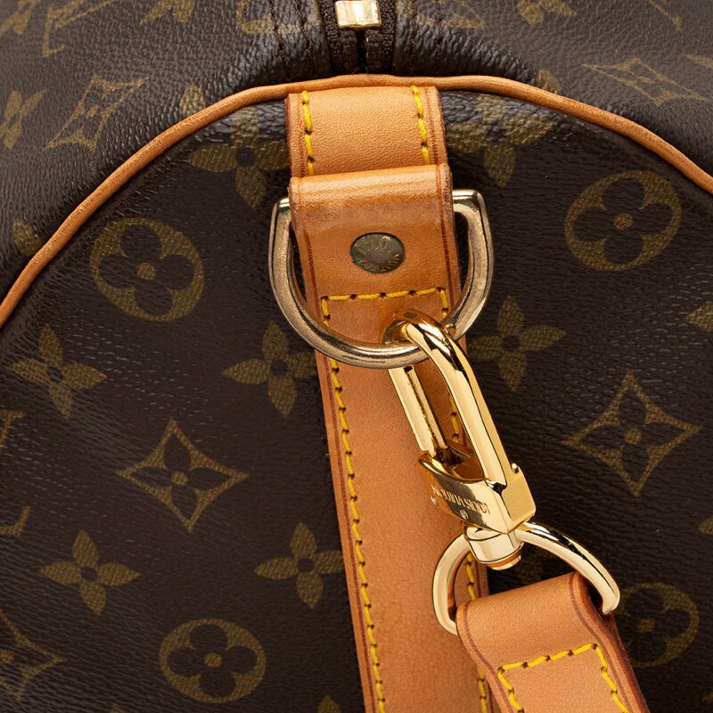 Louis Vuitton Vintage Monogram Canvas Keepall Bandouliere 50 Duffel Bag (SHF-20375) AWE - Image 11
