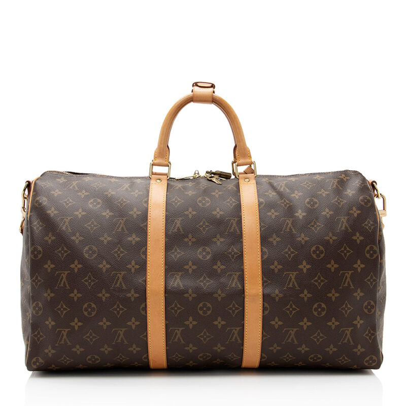 Louis Vuitton Vintage Monogram Canvas Keepall Bandouliere 50 Duffel Bag (SHF-21454) AWE - Image 2
