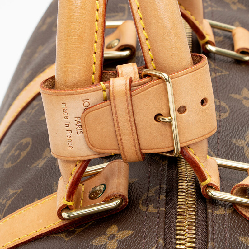 Louis Vuitton Vintage Monogram Canvas Keepall Bandouliere 50 Duffel Bag (SHF-21454) AWE - Image 13