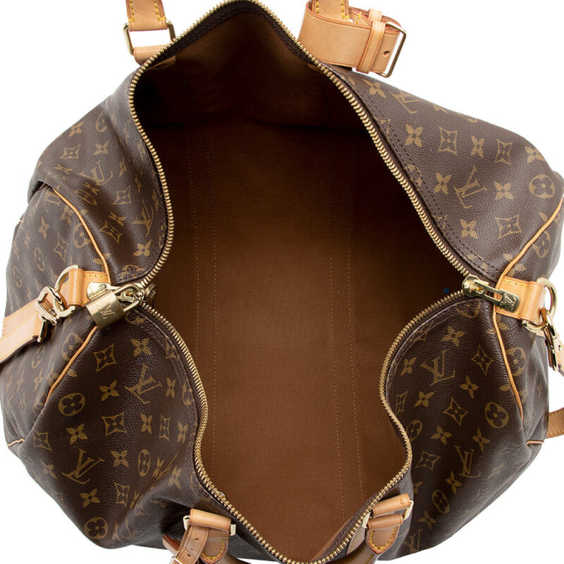 Louis Vuitton Vintage Monogram Canvas Keepall Bandouliere 50 Duffel Bag (SHF-21454) AWE - Image 5
