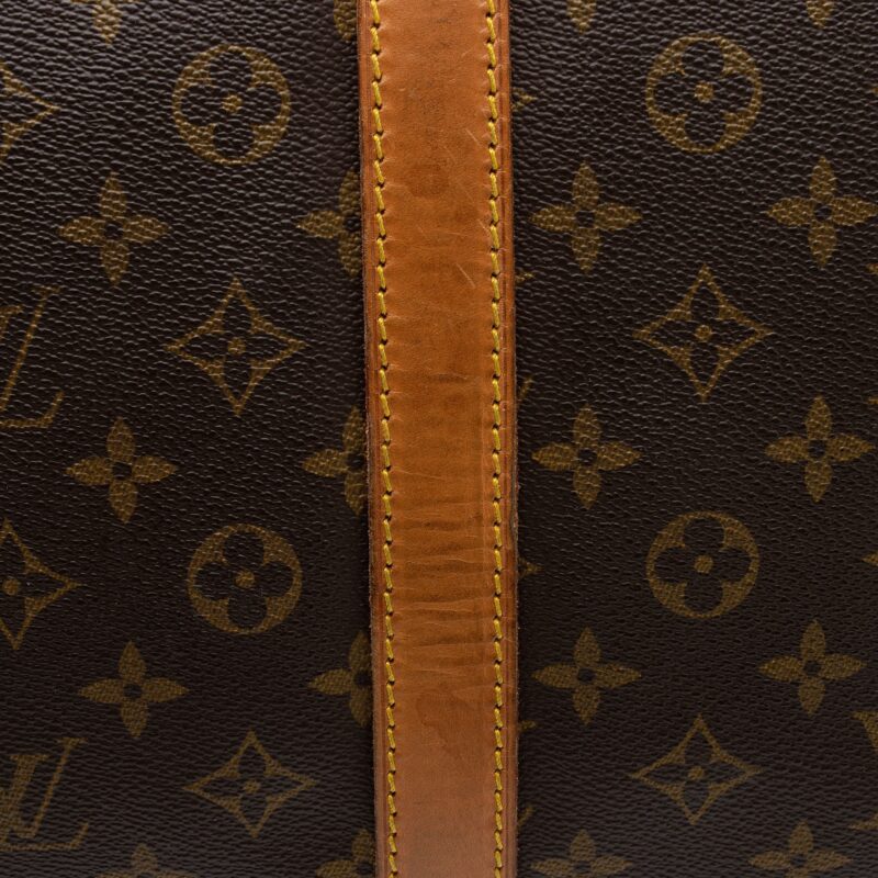 Louis Vuitton Vintage Monogram Canvas Keepall Bandouliere 60 Duffle Bag (SHF-sySr8G) AWE - Image 19