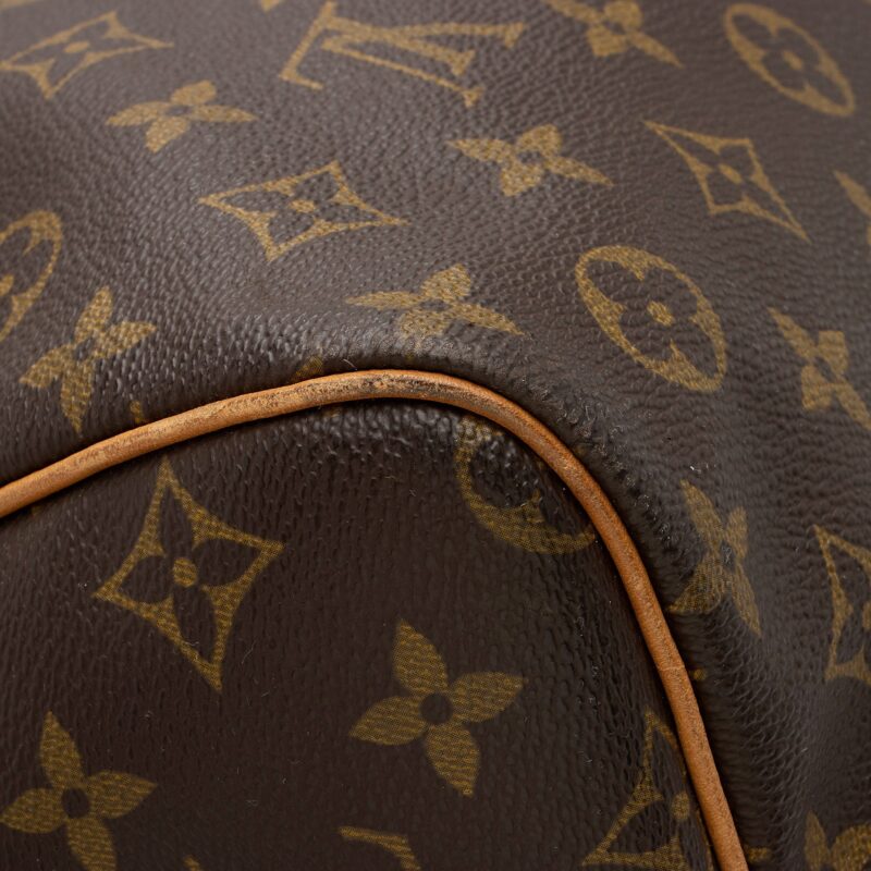 Louis Vuitton Vintage Monogram Canvas Keepall Bandouliere 60 Duffle Bag (SHF-sySr8G) AWE - Image 13
