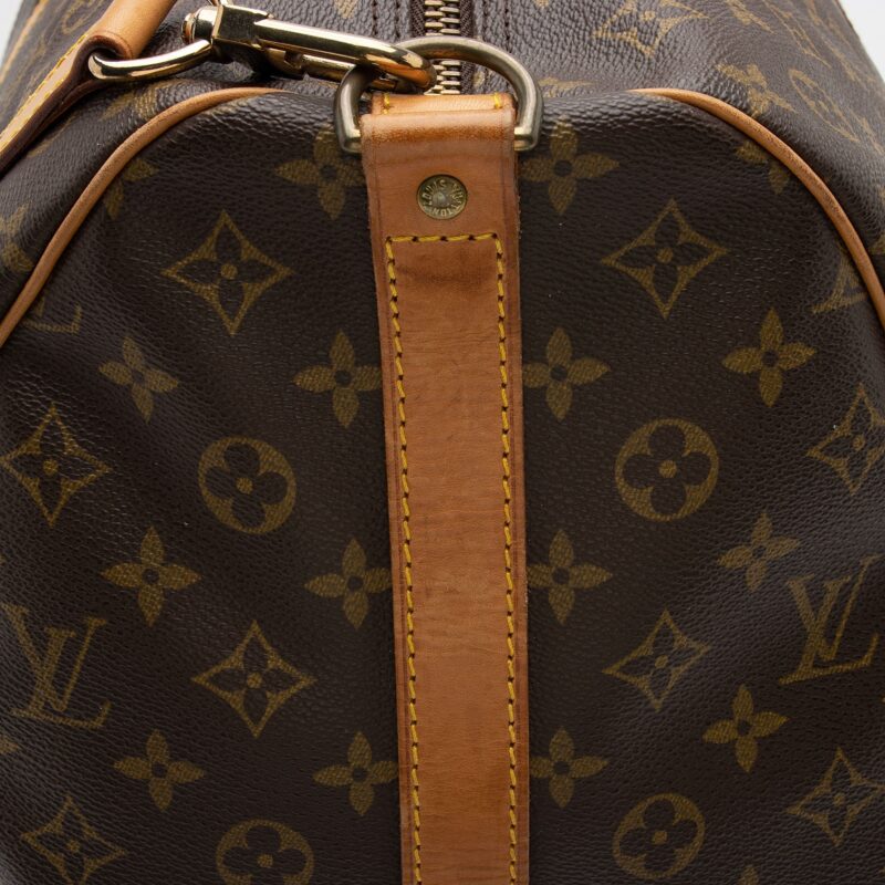 Louis Vuitton Vintage Monogram Canvas Keepall Bandouliere 60 Duffle Bag (SHF-sySr8G) AWE - Image 18