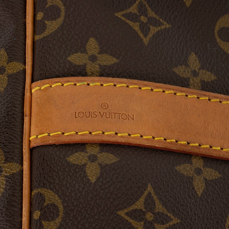 Louis Vuitton Vintage Monogram Canvas Keepall Bandouliere 60 Duffle Bag (SHF-sySr8G) AWE - Image 7