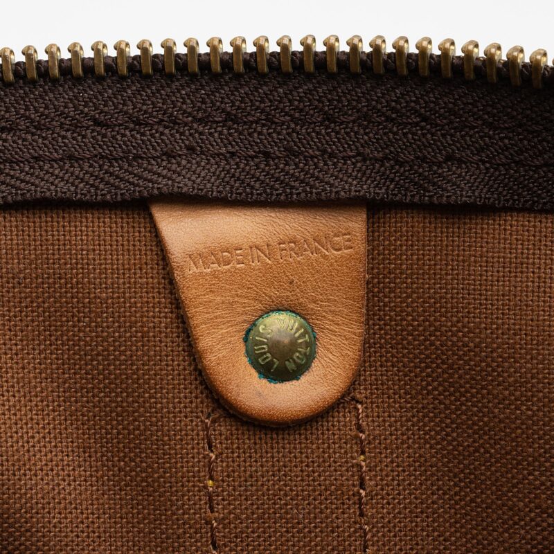 Louis Vuitton Vintage Monogram Canvas Keepall Bandouliere 60 Duffle Bag (SHF-sySr8G) AWE - Image 8