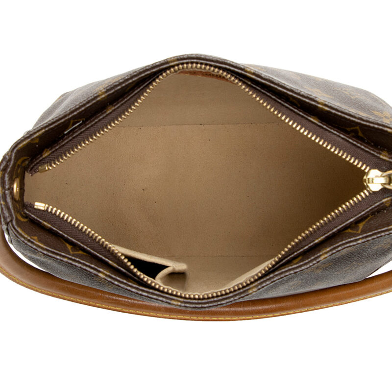 Louis Vuitton Vintage Monogram Canvas Looping MM Shoulder Bag (SHF-21431) AWE - Image 6