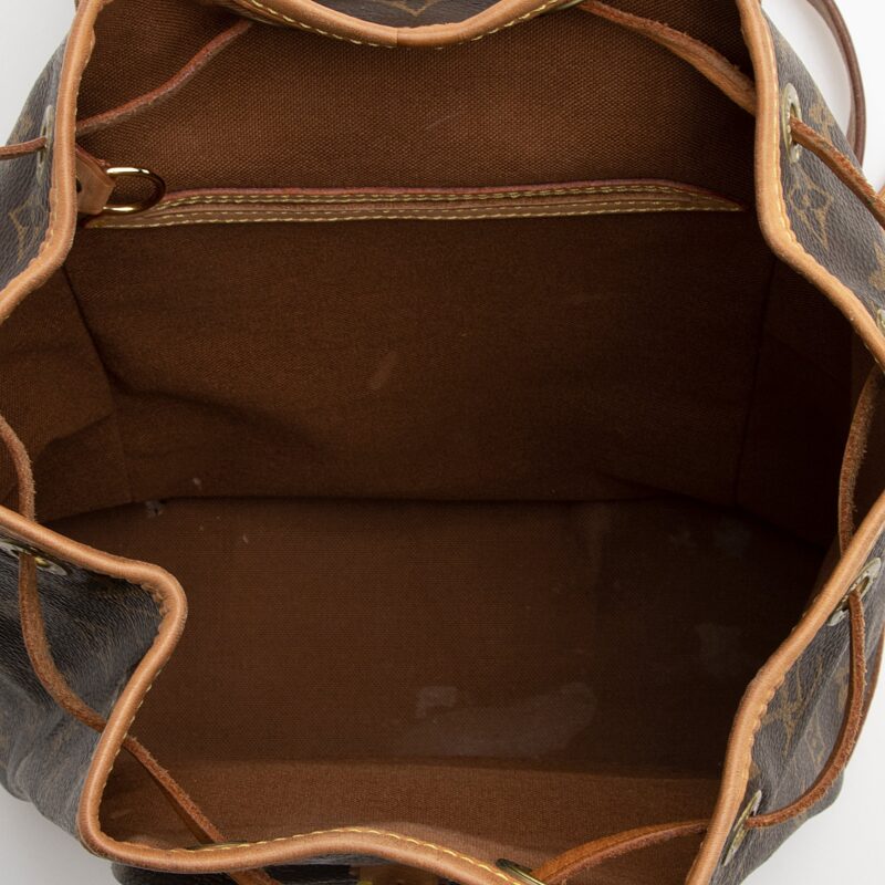Louis Vuitton Vintage Monogram Canvas Montsouris MM Backpack (SHF-22354) AWE - Image 6