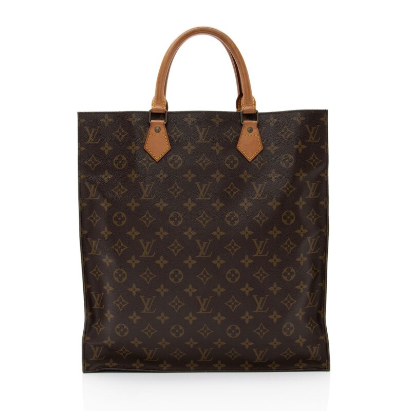 Louis Vuitton Vintage Monogram Canvas Sac Plat Tote (SHF-0aeAOb) AWE - Image 2