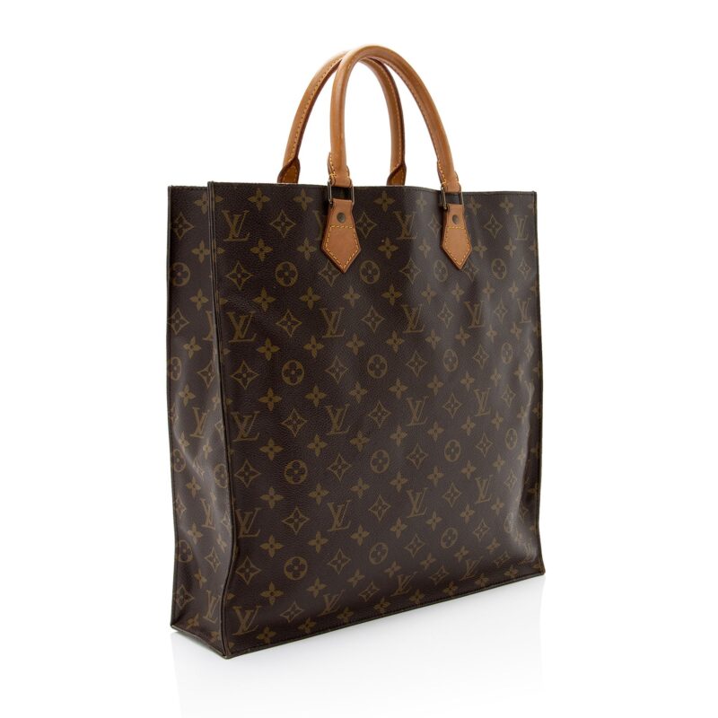 Louis Vuitton Vintage Monogram Canvas Sac Plat Tote (SHF-0aeAOb) AWE