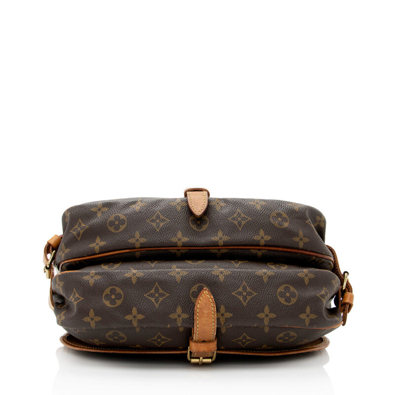 Louis Vuitton Vintage Monogram Canvas Saumur 30 Messenger Bag (SHF-20683) AWE - Image 3