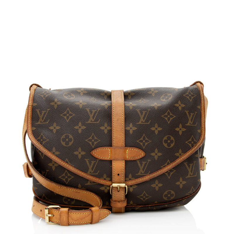 Louis Vuitton Vintage Monogram Canvas Saumur 30 Messenger Bag (SHF-20683) AWE - Image 20