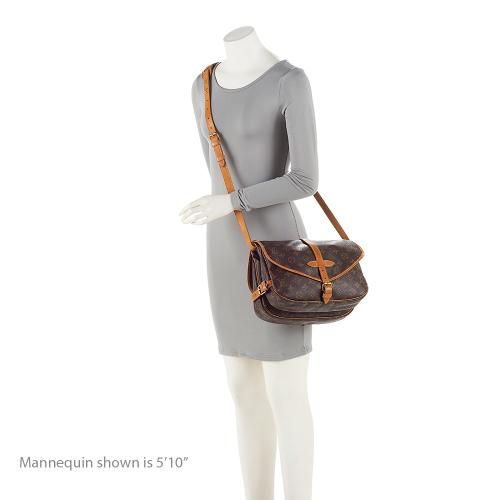 Louis Vuitton Vintage Monogram Canvas Saumur 30 Messenger Bag (SHF-20683) AWE - Image 4