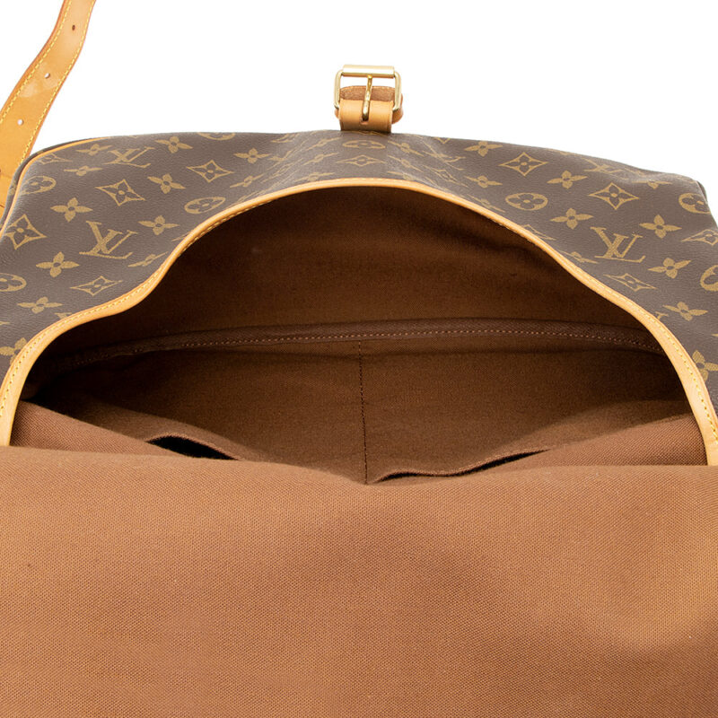 Louis Vuitton Vintage Monogram Canvas Saumur 35 Messenger Bag (SHF-20845) AWE - Image 6