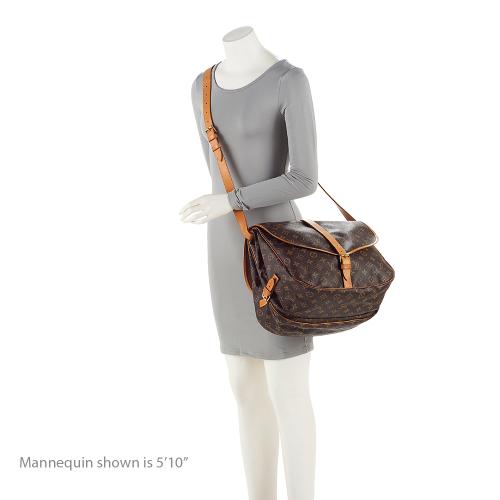 Louis Vuitton Vintage Monogram Canvas Saumur 35 Messenger Bag (SHF-20845) AWE - Image 4