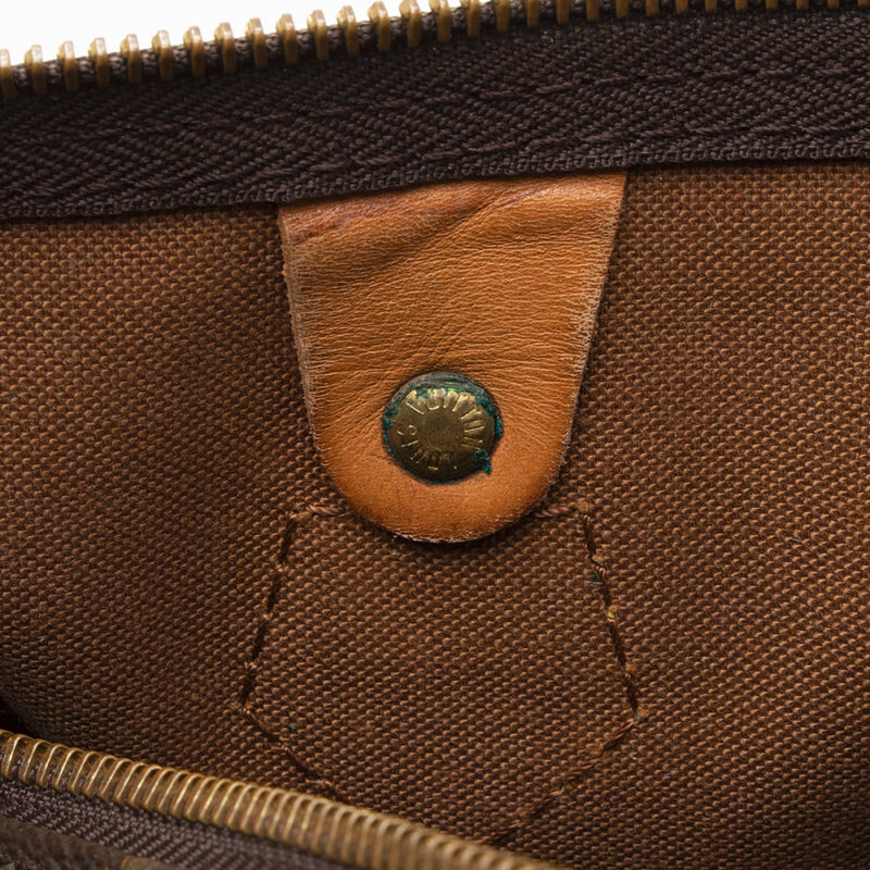 Louis Vuitton Vintage Monogram Canvas Speedy 30 Satchel (SHF-18388) AWE - Image 9
