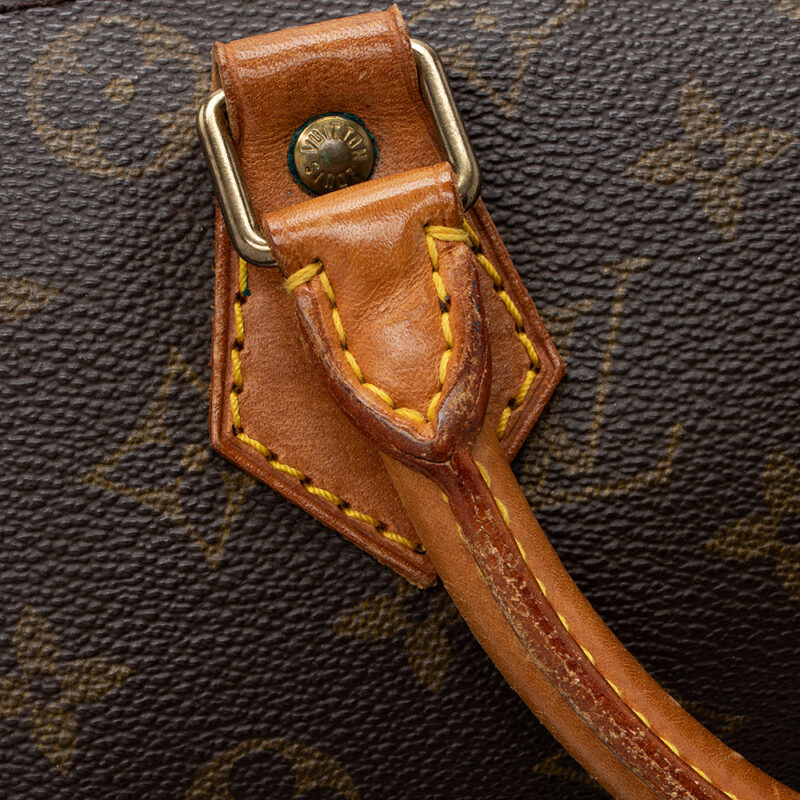 Louis Vuitton Vintage Monogram Canvas Speedy 30 Satchel (SHF-18388) AWE - Image 12