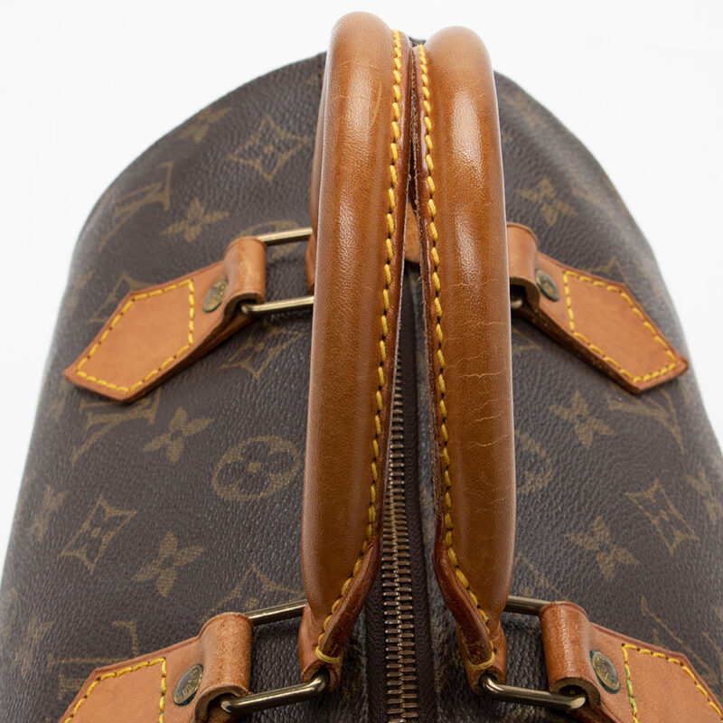 Louis Vuitton Vintage Monogram Canvas Speedy 30 Satchel (SHF-18388) AWE - Image 13