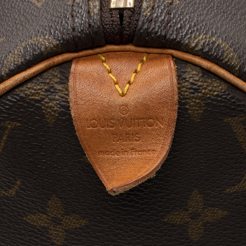 Louis Vuitton Vintage Monogram Canvas Speedy 30 Satchel (SHF-18388) AWE - Image 7