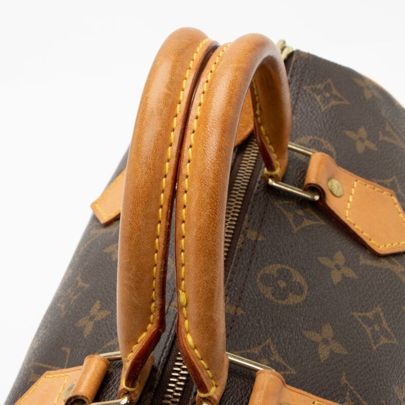 Louis Vuitton Vintage Monogram Canvas Speedy 30 Satchel (SHF-Lkta84) AWE - Image 18