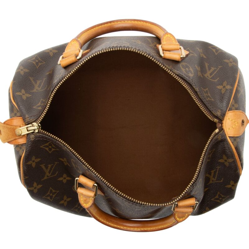Louis Vuitton Vintage Monogram Canvas Speedy 30 Satchel (SHF-Lkta84) AWE - Image 6