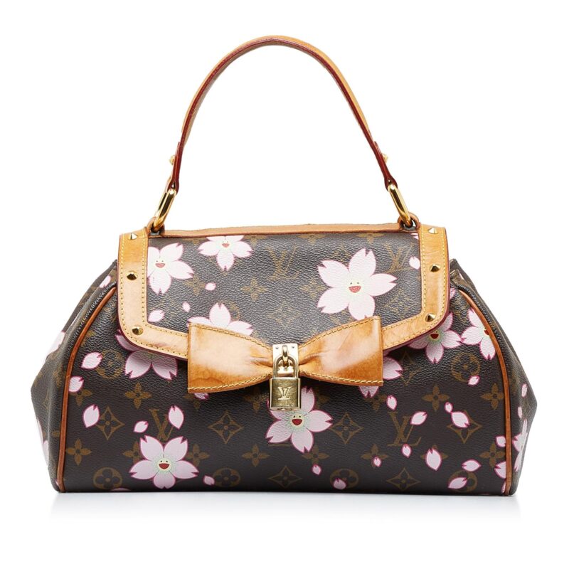 Louis Vuitton x Takashi Murakami Monogram Cherry Blossom Sac Retro (SHG-dTVIxu) AWE - Image 10