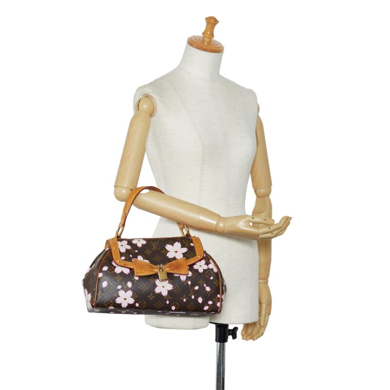 Louis Vuitton x Takashi Murakami Monogram Cherry Blossom Sac Retro (SHG-dTVIxu) AWE - Image 4