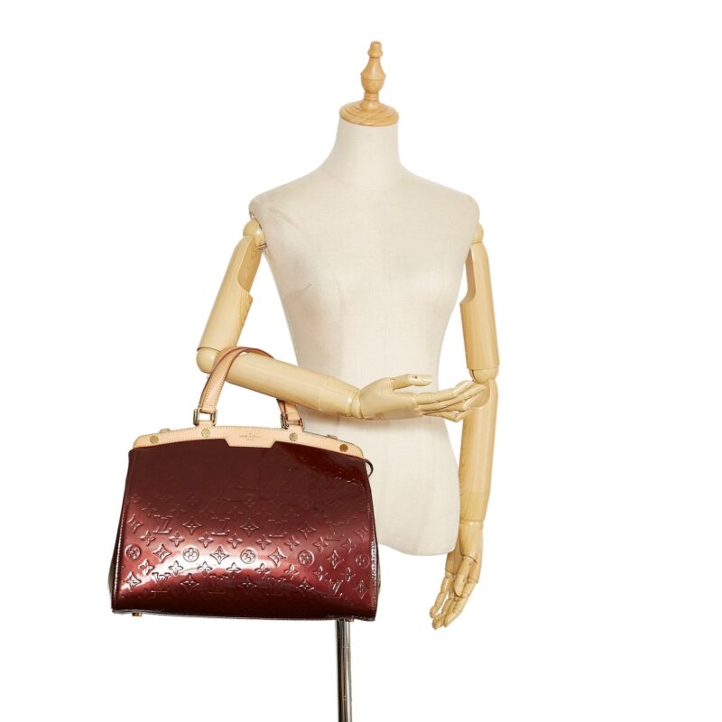 Louis Vuitton Brea GM Red Monogram Vernis AWE - Image 11