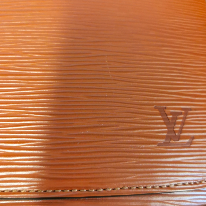 Louis Vuitton Gobelin Backpack Brown Epi Gold AWE - Image 11