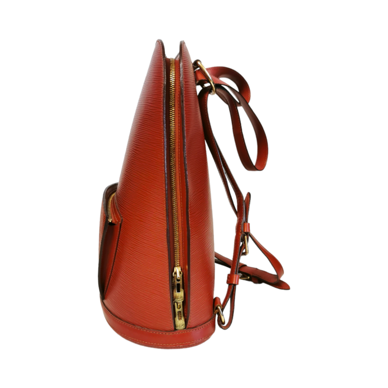 Louis Vuitton Gobelin Backpack Brown Epi Gold AWE - Image 4