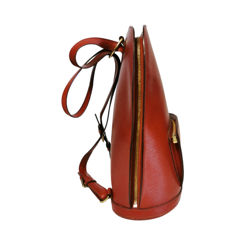 Louis Vuitton Gobelin Backpack Brown Epi Gold AWE - Image 6