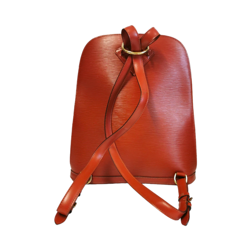 Louis Vuitton Gobelin Backpack Brown Epi Gold AWE - Image 3