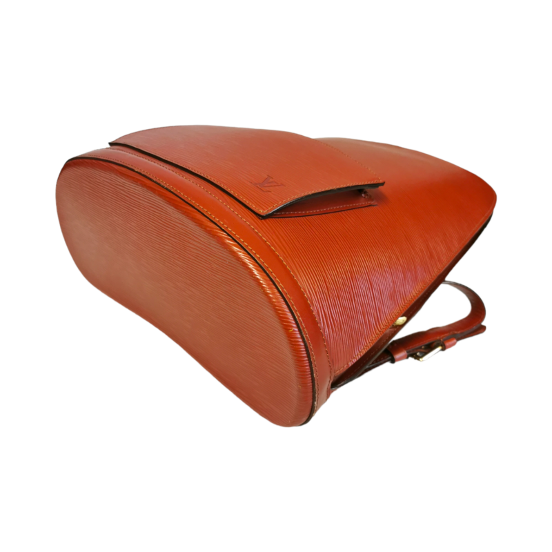 Louis Vuitton Gobelin Backpack Brown Epi Gold AWE - Image 8