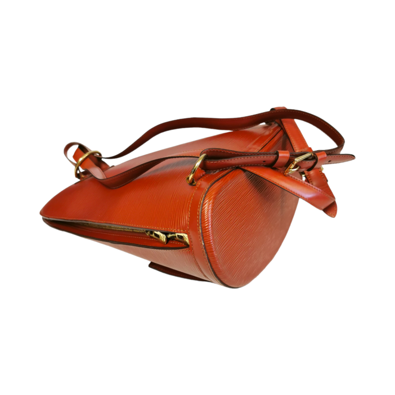Louis Vuitton Gobelin Backpack Brown Epi Gold AWE - Image 9