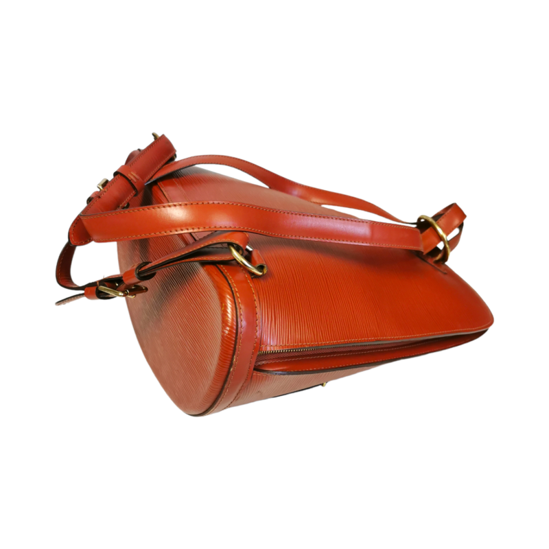 Louis Vuitton Gobelin Backpack Brown Epi Gold AWE - Image 10