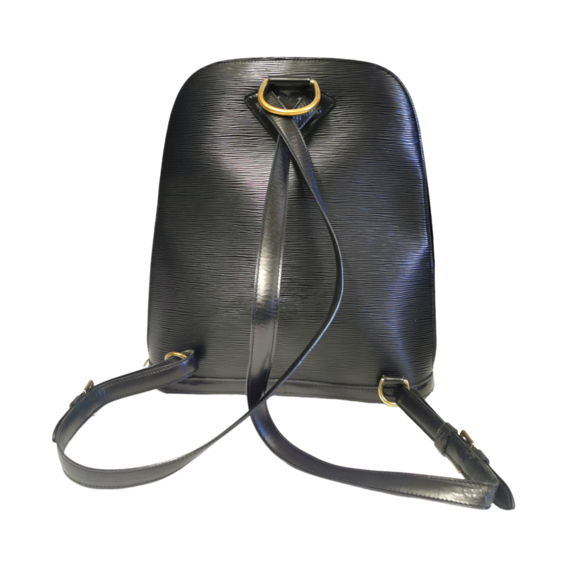 Louis Vuitton Gobelin Backpack Black Epi Gold AWE - Image 3