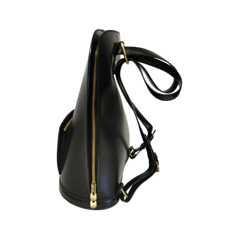 Louis Vuitton Gobelin Backpack Black Epi Gold AWE - Image 5