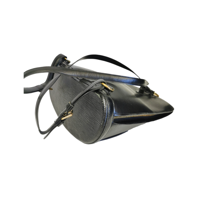 Louis Vuitton Gobelin Backpack Black Epi Gold AWE - Image 9