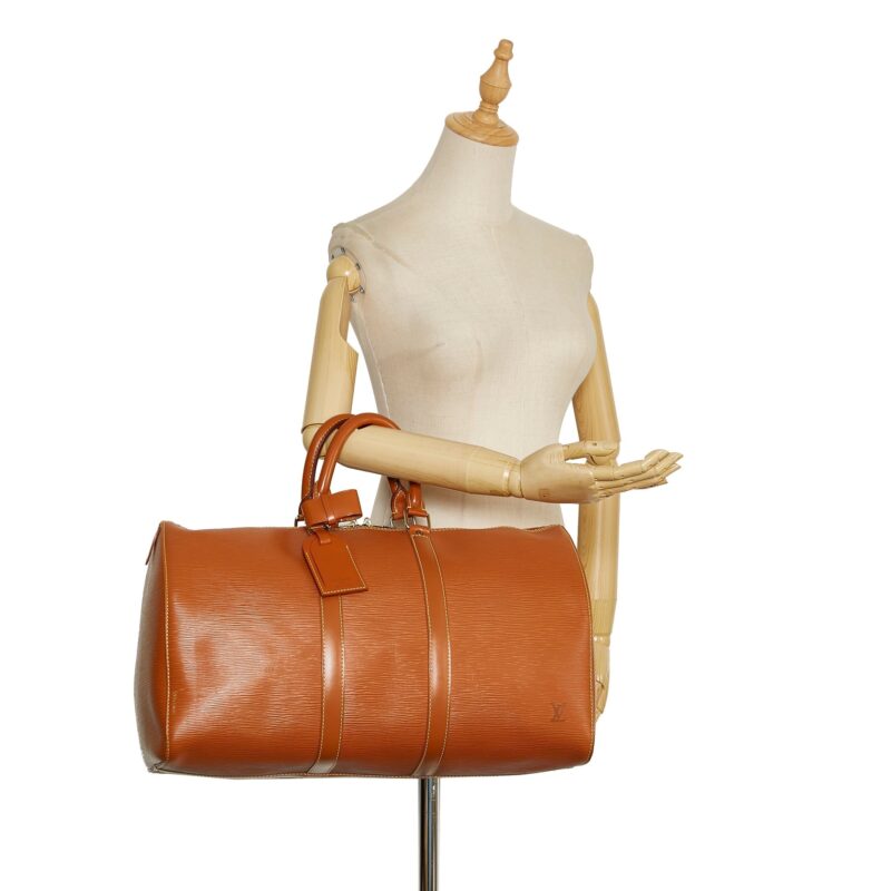 Louis Vuitton Keepall 45 Brown Epi AWE - Image 11