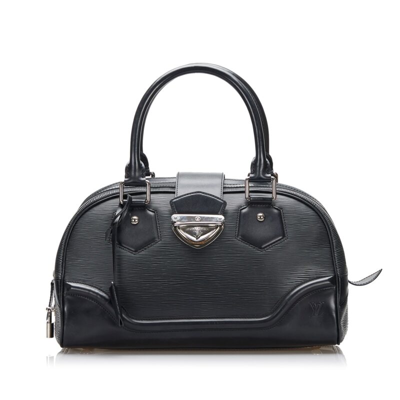 Louis Vuitton Bowling Montaigne GM Black Epi AWE