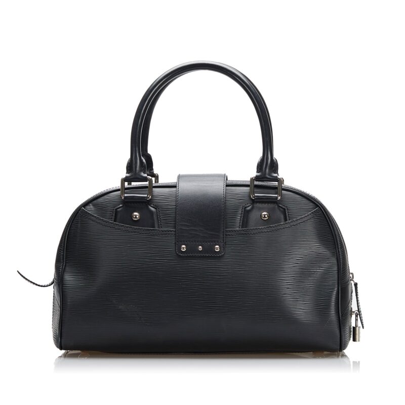 Louis Vuitton Bowling Montaigne GM Black Epi AWE - Image 3