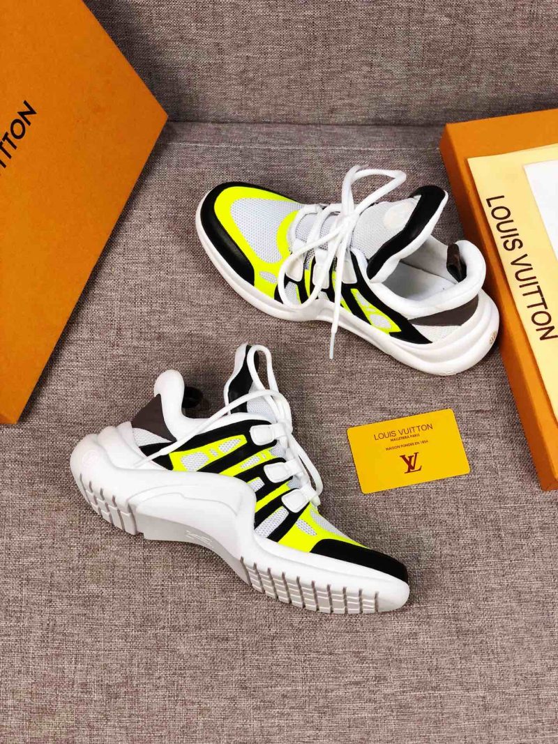 LW - LUV Archlight Black White Yellow Sneaker - Image 7