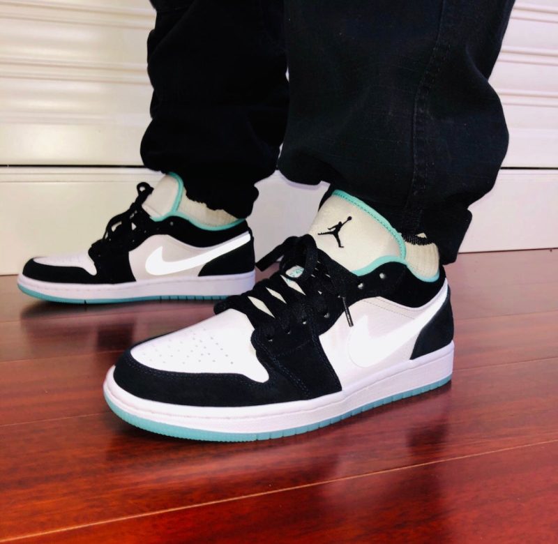 LW - AJ1 Black and Green toes - Image 2